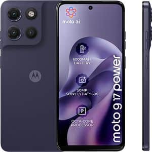 Telefon MOTOROLA G17 Power, 256GB, 8GB RAM, Dual SIM, Evening Blue