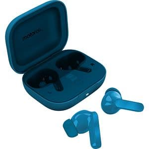 Casti MOTOROLA Moto Buds Bass, True wireless, Bluetooth, In-ear, Microfon, Noise Cancelling, Blue Jewel