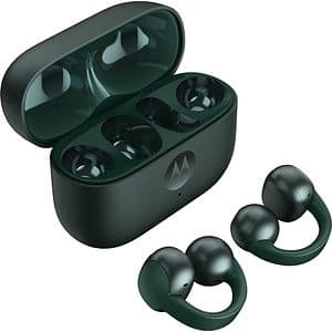 Casti MOTOROLA Moto Buds Loop, True wireless, Bluetooth, In-ear, Microfon, Sound by Bose, Trekking Green