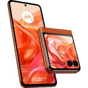 Telefon MOTOROLA Razr 50 5G, 256GB, 8GB RAM, Dual SIM, Spritz Orange