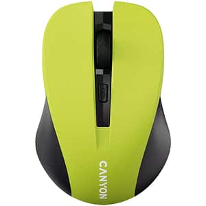 Mouse Wireless CANYON MW-1, 1600 dpi, galben