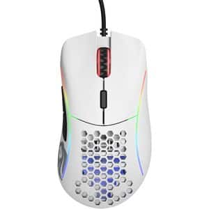 Mouse Gaming GLORIOUS Model D, 12000 dpi, Matte White