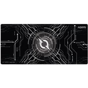 Mouse Pad Gaming AQIRYS Gruis Extra Large, negru-alb