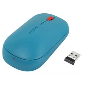 Mouse Wireless LEITZ Cosy, Dual-Mode, 4000 dpi, Bluetooth, albastru