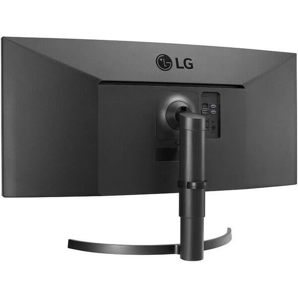 Monitor Gaming curbat LED VA LG 35WN75CN-B, 35", UltraWide QHD, 100Hz, AMD Freesync, HDR10, negru