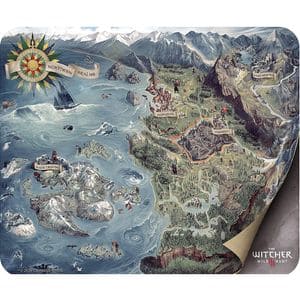 Mouse Pad Gaming ABYSSE CORP The Witcher World Map, multicolor