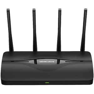 Router Wireless Gigabit MERCUSYS MR27BE BE3600, WI-Fi 7, Dual Band 688 + 2880 Mbps, negru