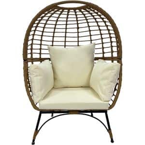 Scaun terasa MYRIA Clasic, metal, 94 x 66 x 140 cm, alb