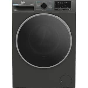 Masina de spalat rufe frontala BEKO B3WFU48415MB2ES, EnergySpin, SteamCure, 8 kg, 1400rpm, Clasa A, gri inchis