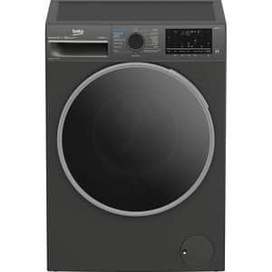 Masina de spalat rufe frontala cu uscator BEKO B5DFT510442M, SteamCure, 10/6 kg, 1400 rpm, Clasa A/D, gri inchis 