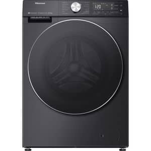 Masina de spalat rufe frontala cu uscator HISENSE WD5S1045BB, Steam, 10.5/6 kg, 1400rpm, Clasa A/D, Wi-Fi, negru