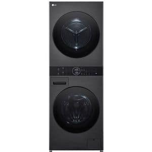 Masina de spalat rufe frontala cu uscator LG WashTower WT1210BBF, Steam, 12/10 kg, 1400 rpm, Clasa A/A+++, Wi-Fi, negru