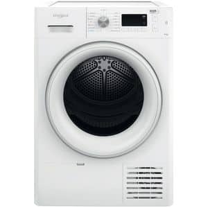 Uscator de rufe WHIRLPOOL FFT M11 82 EE R, 6th Sense, Pompa de caldura, 8 kg, 15 programe, Clasa A++, alb