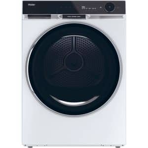 Uscator de rufe HAIER HD90-A3Q397U1-S, Pompa de caldura, Wi-Fi, 9 kg, 17 programe, Clasa A+++, alb