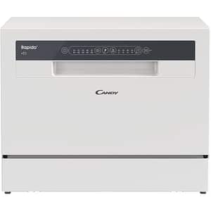 Masina de spalat vase independenta CANDY CP6E51LW, 6 seturi, 5 programe, 55 cm, Clasa E, alb