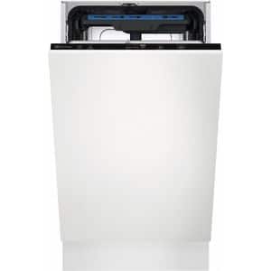 Masina de spalat vase incorporabila ELECTROLUX EEA23200L, AirDry, 10 seturi, 6 programe, 45 cm, Clasa E, panou comanda negru