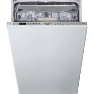 Masina de spalat vase incorporabila HOTPOINT HSIO3O23WFE, 3D Zone Wash, 10 seturi, 9 programe, 45 cm, Clasa E, panou comanda argintiu