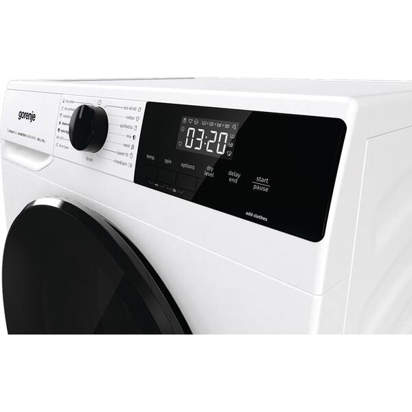 Masina de spalat rufe frontala cu uscator GORENJE WD2A164ADS, 10/6 kg, 1400rpm, Clasa A/D, alb