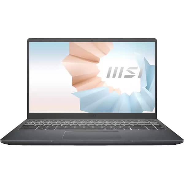 Laptop MSI Modern 14 B11MOU-649XRO, Intel Core i5-1155G7 pana la 4.5GHz, 14" Full HD, 16GB, SSD 512GB, Intel Iris Xe, Free Dos, Carbon Gray