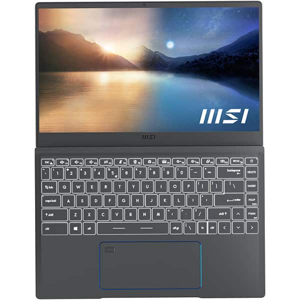 Laptop MSI Prestige 14 A12SC-079XRO, Intel Core i7-1280P pana la 4.8GHz, 14" Full HD, 16GB, SSD 512GB, NVIDIA GeForce GTX 1650 4GB, Free Dos, gri
