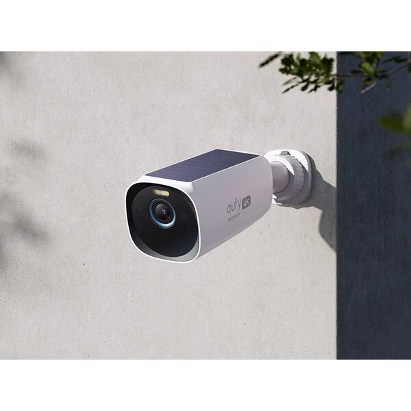 Kit de supraveghere video EUFY3 S330 T88713W1, 2 camere, 4K Ultra HD, Wi-Fi, NightVision, 16 canale, alb