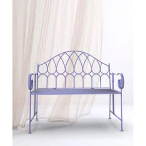 Banca terasa MYRIA Regal, metal, 110 x 45 x 93 cm, violet