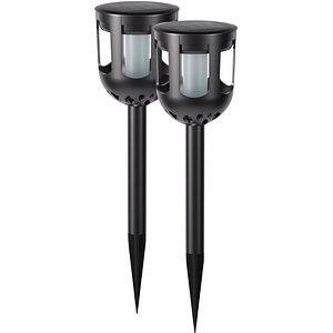 Lampa solara MYRIA MY10313, 0.2W, 5lm, IP44, negru, 2 bucati