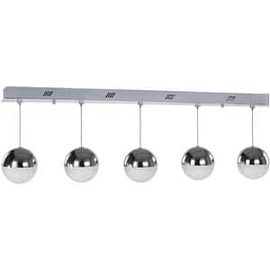 Lustra suspendata MYRIA Atomo, LED, 27W, 96x12x150 cm, crom