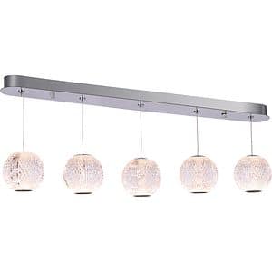 Lustra suspendata MYRIA Diamond, LED, 24W, 84x11x150 cm, crom