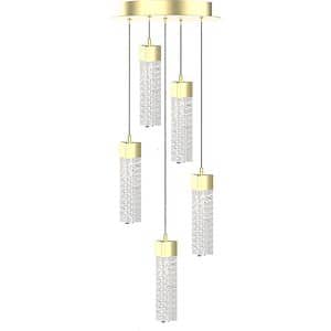 Lustra suspendata MYRIA Astra LED, 24W, 4000K, IP20, auriu