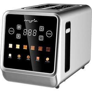 Prajitor de paine MYRIA MY4728, 2 felii, 850W, argintiu