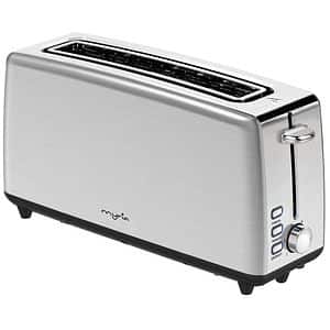 Prajitor de paine MYRIA MY4733, 2 felii, 1000W, argintiu