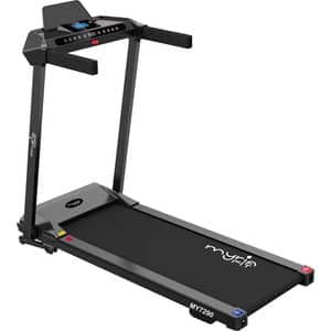 Banda de alergat MYRIA Fit MY7290, viteza maxima 12km/h, greutate suportata 100kg, negru