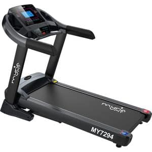Banda de alergat MYRIA Fit MY7294, viteza maxima 20km/h, greutate suportata 150kg, negru
