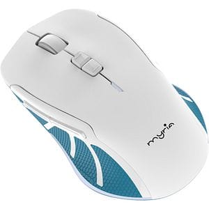 Mouse Wireless Myria MY8547BL, 2400dpi, alb-albastru