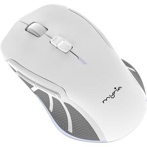 Mouse Wireless Myria MY8547GY, 2400dpi, alb-gri