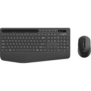 Kit tastatura si mouse Wireless MYRIA MY8548, USB, Layout INT, negru