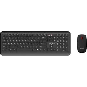 Kit tastatura si mouse Wireless MYRIA MY8549, USB, Layout INT, negru