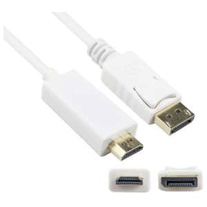 Cablu DisplayPort - HDMI MY8713, 3m, alb