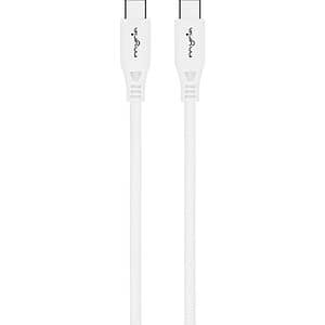 Cablu date MYRIA MY9105WH, USB-C - USB-C, 2m, alb