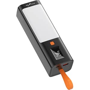 Baterie externa MYRIA MY9204, 20000mAh, 1x USB-A, 1x USB-C Power Delivery 100W, negru
