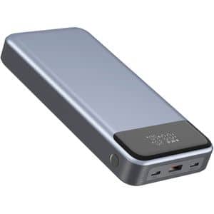 Baterie externa MYRIA MY9205, 24000mAh, 1x USB-A, 2x USB-C Power Delivery 140W, gri