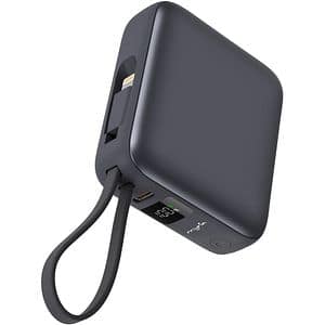 Baterie externa MYRIA MY9207, 10000 mAh, 2x USB-C, gri