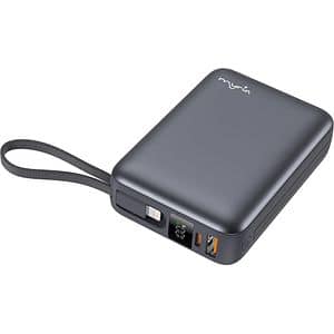 Baterie externa MYRIA MY9208, 20000 mAh, 2x USB-C, 1x USB-A, gri