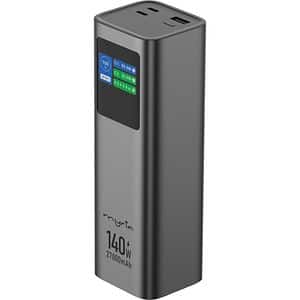 Baterie externa MYRIA MY9212GY, 27000 mAh, 2x USB-C, 1x USB-A, gri