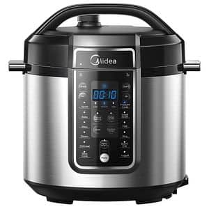 Multicooker MIDEA MY-CS6037WPB, 6l, 1000W, 8 programe, argintiu-negru