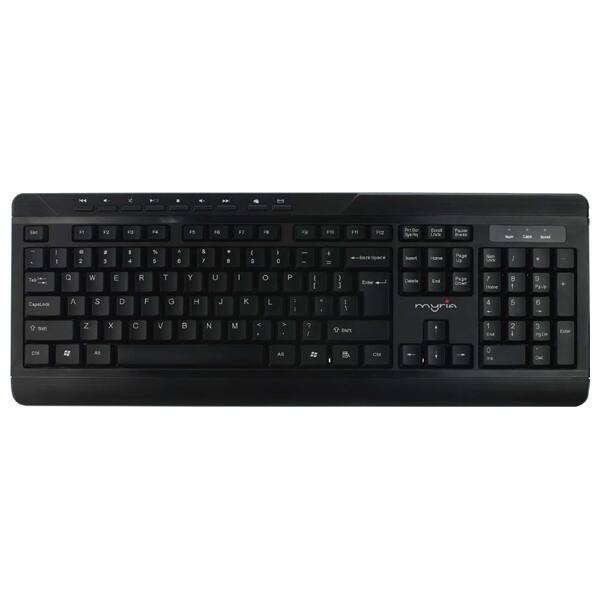 Tastatura Wireless MYRIA MY8508, USB, negru