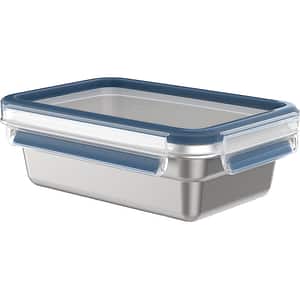 Caserola TEFAL Masterseal N1150410,  0.8L, otel inoxidabil, gri