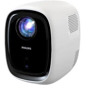 Videoproiector PHILIPS NeoPix Smart 130W, HD, 120 lumeni, Wi-Fi, alb