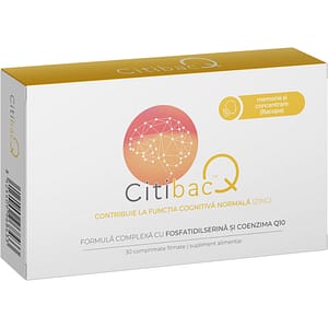 Supliment Citibac Q, 30 comprimate, NATURPHARMA